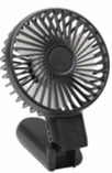 Bend & Snap Rechargeable Fan color: Black