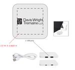 POWER UP 2-PORT USB HUB & WIRELESS CHARGING PAD